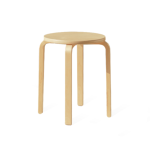 Home brown wooden stool